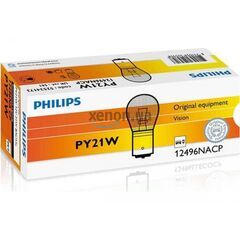 Philips PY21W BAU15s 12496NACP Orange 21W лампа накаливания комплект 10 шт 