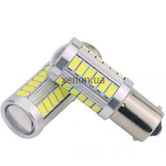 Габарит LED IDIAL 475 P21W 33 SMD High power BA15S 450 lm 6000K 12Vбл. (2шт)