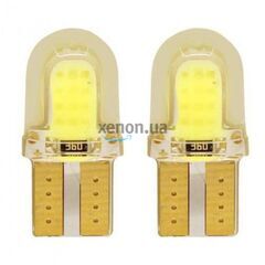 IDIAL 484 T10 COB 12 leds 12V SILICON 6000K комплект 2 шт 