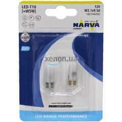 Narva W5W 12V W2 1x9 5d LED 180744000 0,6W 6000K комплект 2 шт