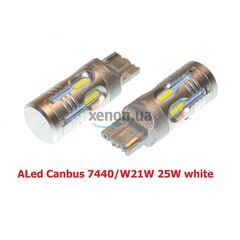 Лампа заднего хода LED ALed Canbus 7440/W21W 25W white (2шт)