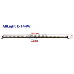 Світлодіодна фара AllLight E-144W однорядна 48chip OSRAM 3535 9-30V