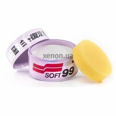 SOFT99 White Super Wax очищающий воск для белых автомобилей 350 г 