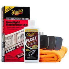 Meguiars Basic Headlight Restoration Kit базовый набор для восстановления фар 