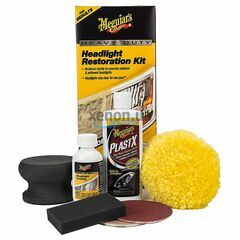 Meguiars Heavy Duty Headlight Restoration Kit Набор для абразивного восстановления и защиты фар 