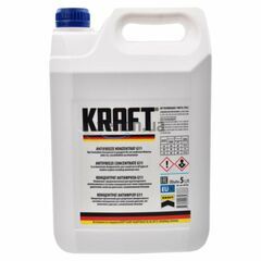 KRAFT G11 концентрат антифриза синий 5 л, Цвет: Синий, Объем: 5 л 