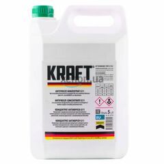 KRAFT G11 концентрат антифриза зеленый 5 л, Цвет: Зеленый, Объем: 5 л 