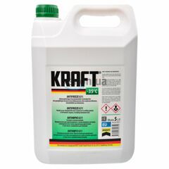 KRAFT G11 антифриз зеленый 5 л, Цвет: Зеленый, Объем: 5 л 