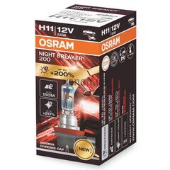 OSRAM Night Breaker 200 H11 55W 3600K (картон) 1 шт, Тип лампи: H11, Колірна температура: 3600