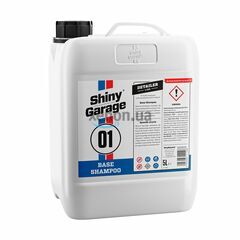 Shiny Garage Base Shampoo автощампунь для ручной мойки 5 л, Объем: 5 л, Запах: Без запаха 