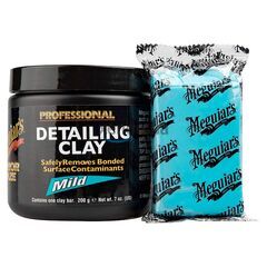 Meguiars Detailing Clay Mild детейлинг глина мягкая 200 г, Цвет: Синий, Объем: 200 г 