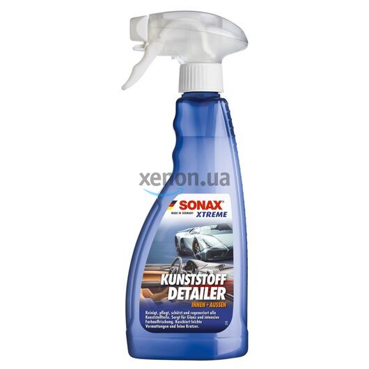 SONAX XTREME Kunststoff Detailer детейлер для полировки и защиты наружного и внутреннего пластика 500 мл