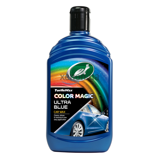 Turtle Wax Color Magic Ultra Blue Wax синий полироль с тефлоном PTFE 500 мл, Цвет: Синий, Объем: 500 мл 