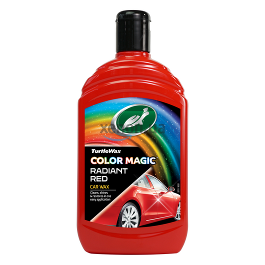 Turtle Wax Color Magic Radiant Red Wax красный полироль с тефлоном PTFE 500 мл, Цвет: Красный, Объем: 500 мл 