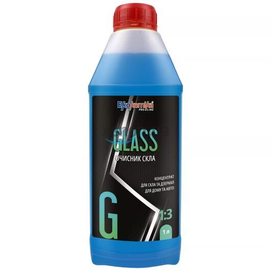 Очиститель стекла, 1 л (концентрат), Ekokemika Pro-Line GLASS 1:3 (780385)