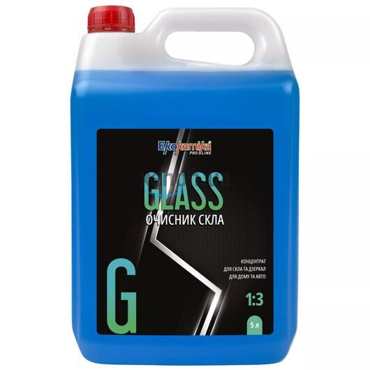 Очиститель стекла, 5 л (концентрат), Ekokemika Pro-Line GLASS 1:3 (780392)