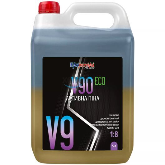 Активная двухкомпонентная пена для крупногабаритной техники EKOKEMIKA PRO-LINE V90 ECO (5 л, 1:8) 
