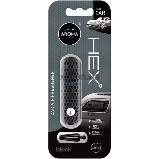 Автомобильный ароматизатор Aroma-Car Hex Black: Свежесть и стиль в каждой детали