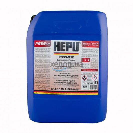 HEPU G12 концентрат антифриза красный 20 л, Цвет: Красный, Объем: 20 л 