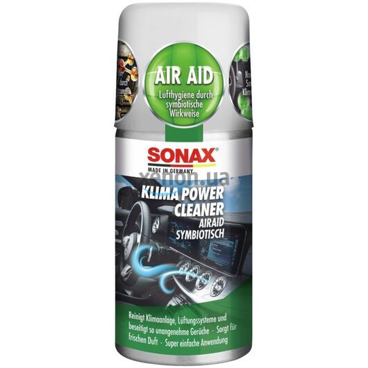 Очиститель кондиционера с антибактериальным эффектом SONAX Klima Power Cleaner AirAid, 100 мл (323100)
