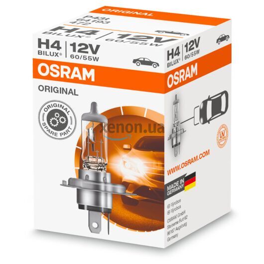 OSRAM Original Line H4 60/55W 3200K (картон) 1 шт 