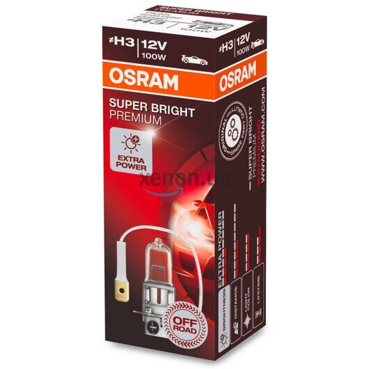 OSRAM Off Road Super Bright Premium H3 100W 3200K (картон) 1 шт 
