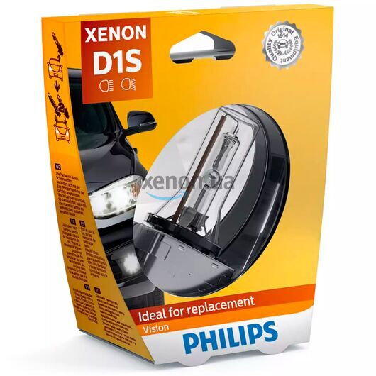 PHILIPS Xenon Vision D1S 35W 4300K 1 шт, Тип лампы: D1S, Цветовая температура: 4300 