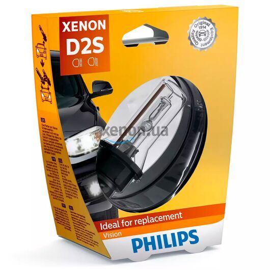 PHILIPS Xenon Vision D2S 35W 4300K 1 шт, Тип лампы: D2S, Цветовая температура: 4300 