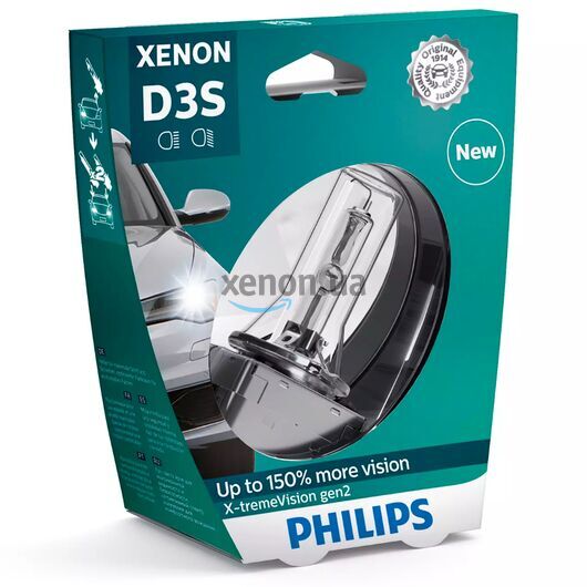 PHILIPS X-tremeVision gen2 D3S 35W 4800K 1 шт, Тип лампи: D3S, Колірна температура: 4800