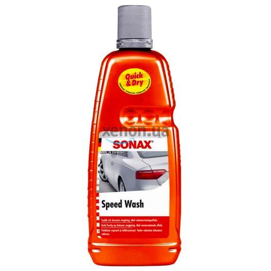 SONAX High Speed Wash автошампунь с эффектом стекания воды 1 л 