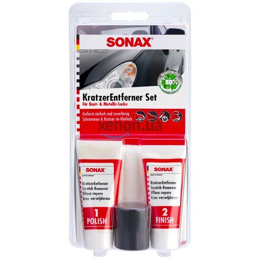 SONAX KratzerEntferner Set набор для удаления царапин 50 мл 