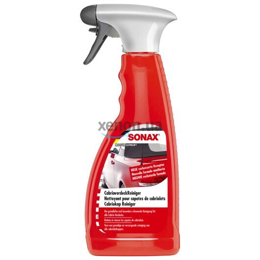 SONAX Cabrio Verdeck Reiniger очищувач складаного верху кабріолету 500 мл, зображення 2