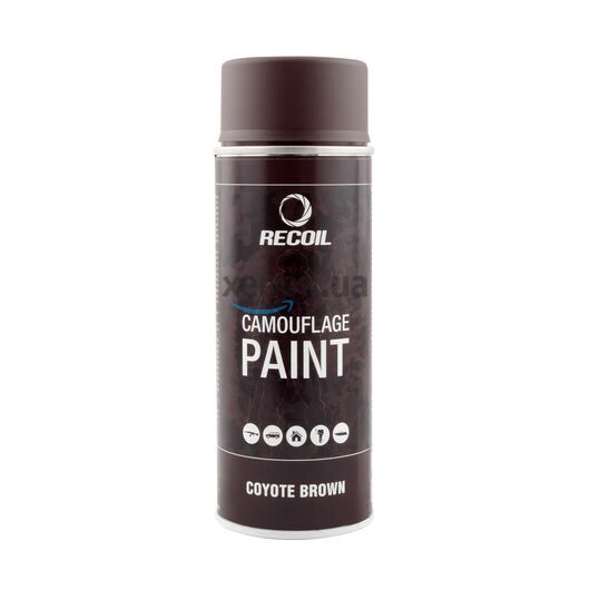 RecOil Camouflage Paint Coyote Brown камуфляжна маскувальна фарба коричневий койот 400 мл