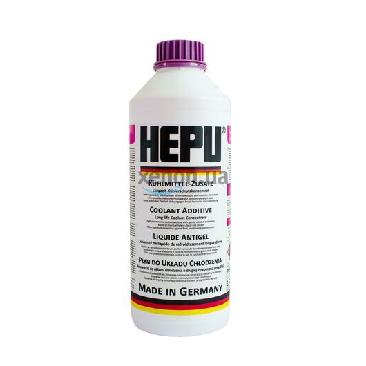 HEPU G12 концентрат антифриза красный 1,5 л [CLONE], Цвет: Фиолетовій, Объем: 1,5 л