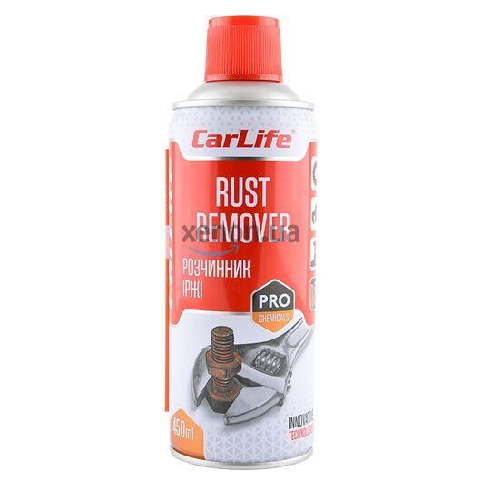 CarLife Rust Remover высокоэффективный удалитель ржавчины 450 мл, Объем: 450 мл 