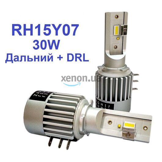 Лампы светодиодные ALed H15 6000K 30W RH15Y07 (2шт) 