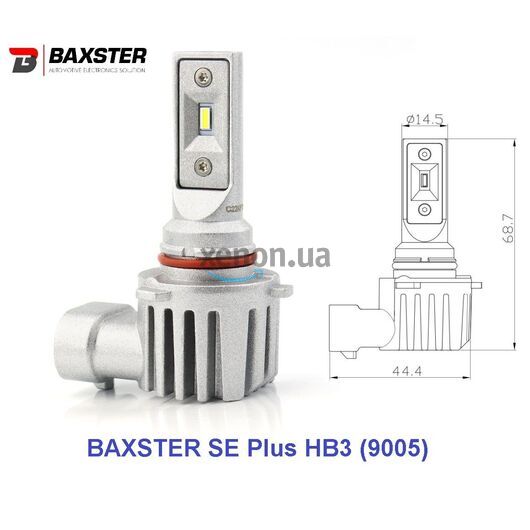 Лампы светодиодные Baxster SE Plus HB3 9005 6000K (2шт)