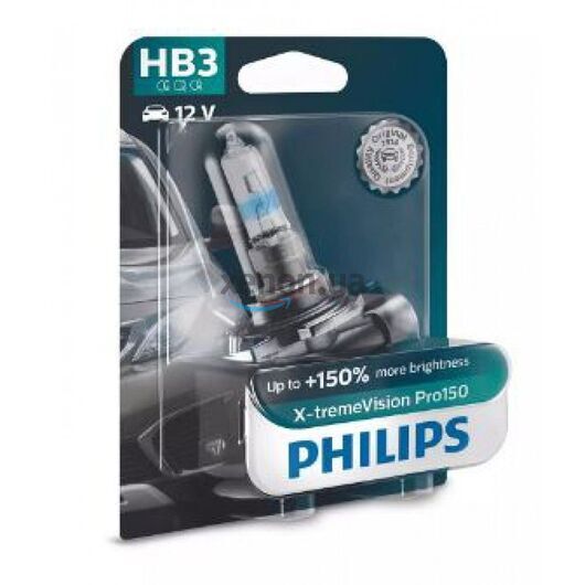 Лампа галогенная Philips HB3 X-treme Vision Pro +150% 55W 12V B1 9005XVPB1
