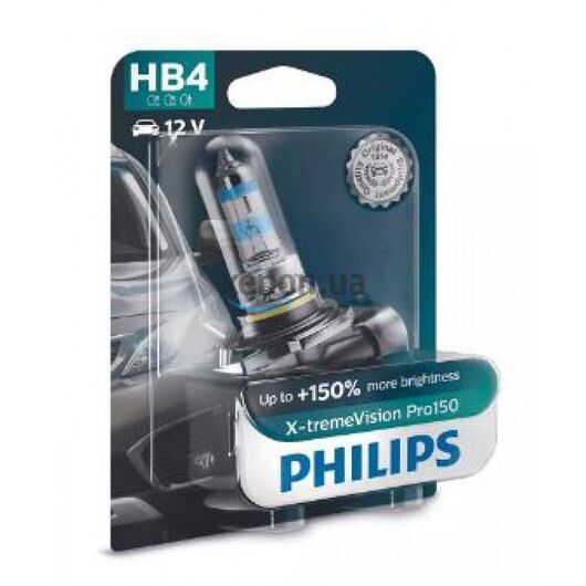 Лампа галогенная Philips HB3 X-treme Vision Pro +150% 55W 12V B1 9005XVPB1