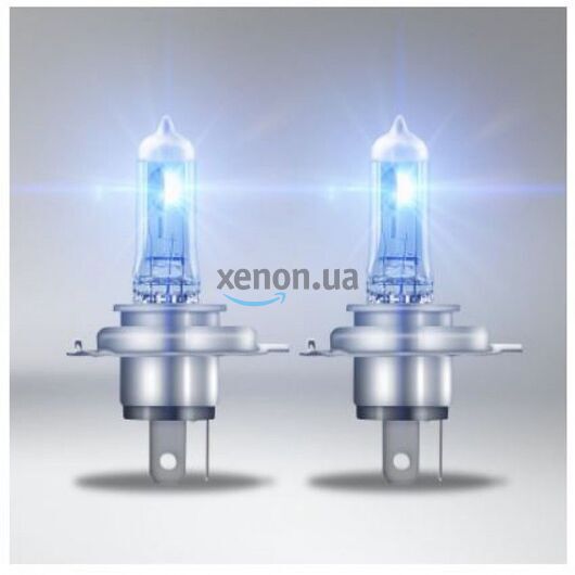 Лампа галогенная Osram H4 12V 60W P43t Cool Blue Intense Next Gen +100% 2шт/комп (64193CBN-HCB) 