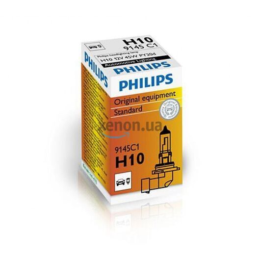 Лампа галогенная Philips H10, 1шт/картон 9145C1
