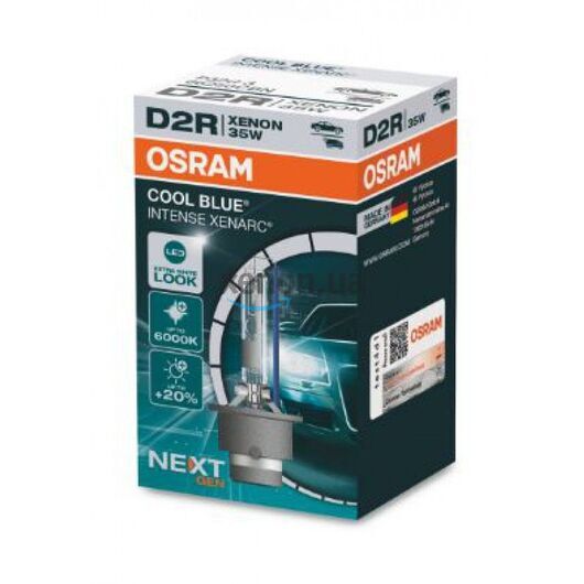 Лампа ксеноновая Osram D2R 35W P32D-3 Cool Blue Intense Next Gen +150% 1 лампа (66250CBN)
