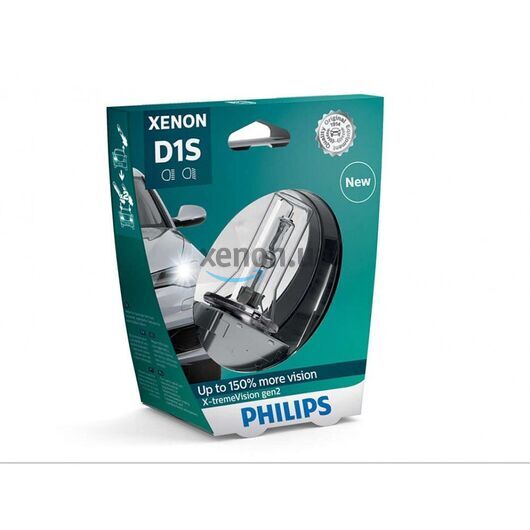 Ксеноновая лампа Philips D1S X-treme Vision 85415 XV2 S1 gen2 +150%