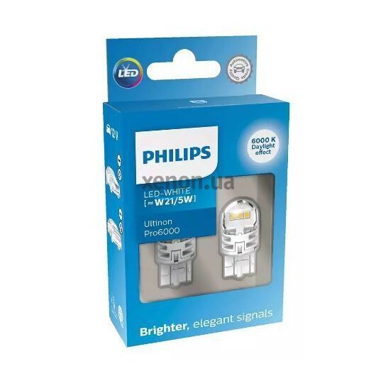 Габариты Philips 11066CU60X2 W21/5W Ultinon Pro6000
