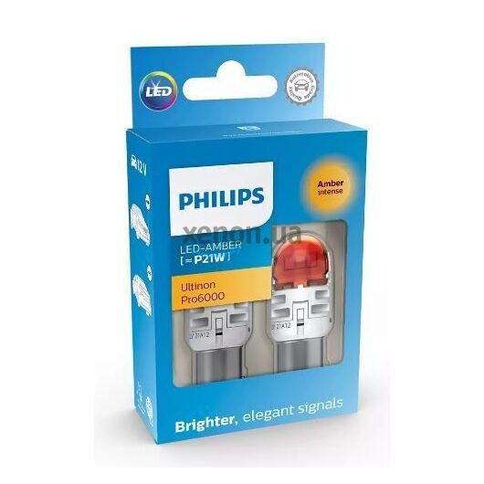 Philips Ultinon Pro6000 P21W LED 11498AU60X2 