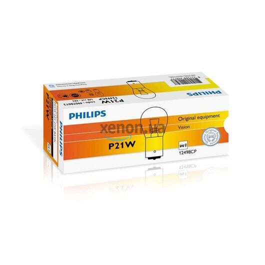 Лампа накаливания Philips P21W, 10шт/картон