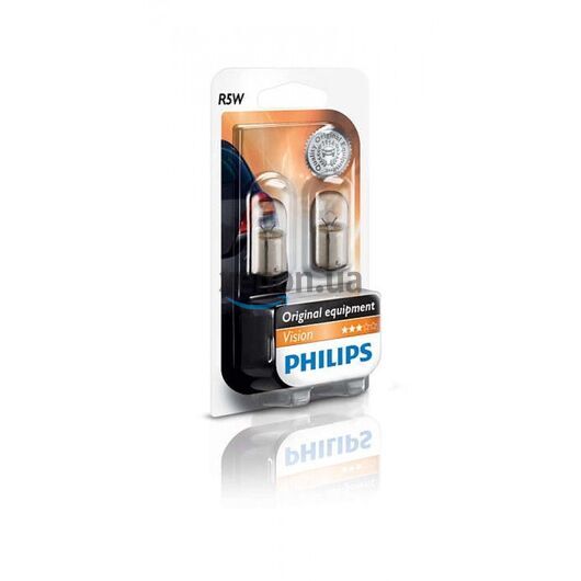 Лампа накаливания Philips R5W, 2шт/блистер 12821B2