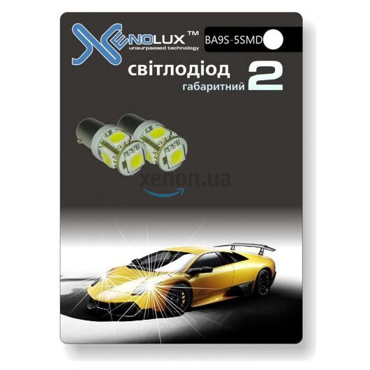 Габарит Xenolux BA9S-5 SMD (2шт) зелёный