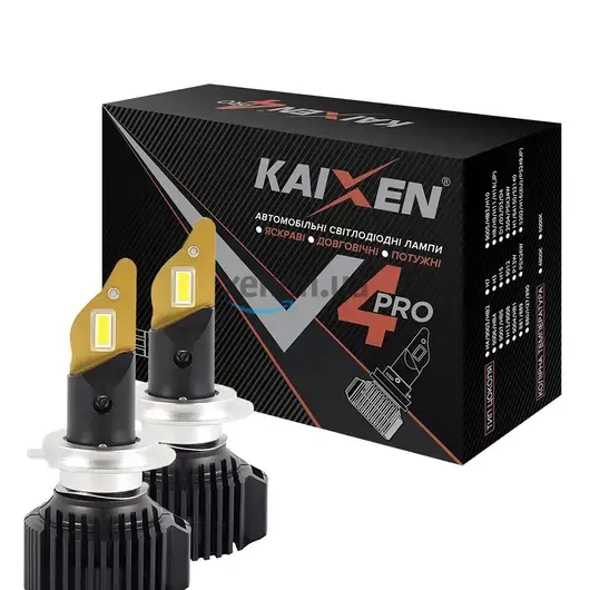 KAIXEN V4PRO H7 CANBUS READY 50W 6000K комплект 2 шт 