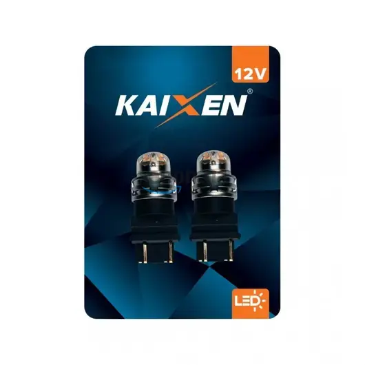 KAIXEN Led 6smd P27W/7W RED комплект 2 шт